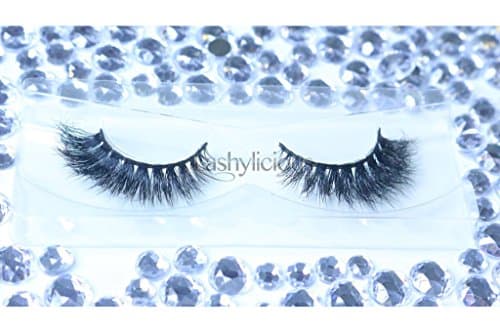 Fluffylicious 100% 3D Mink Eyelashes by Lashylicious Natural Fluffy With Super Felxible Band and Useable 20+ times - Glamorous Thick Fake lashes Extensions