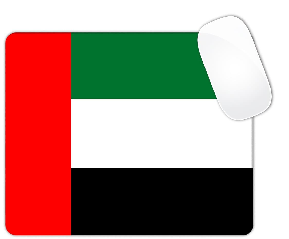 United Arab Emirates Flag Mouse Pad