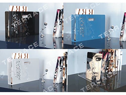 ONELUX U Shape Acrylic brochure Holders, Lucite Magazine Rack for A4