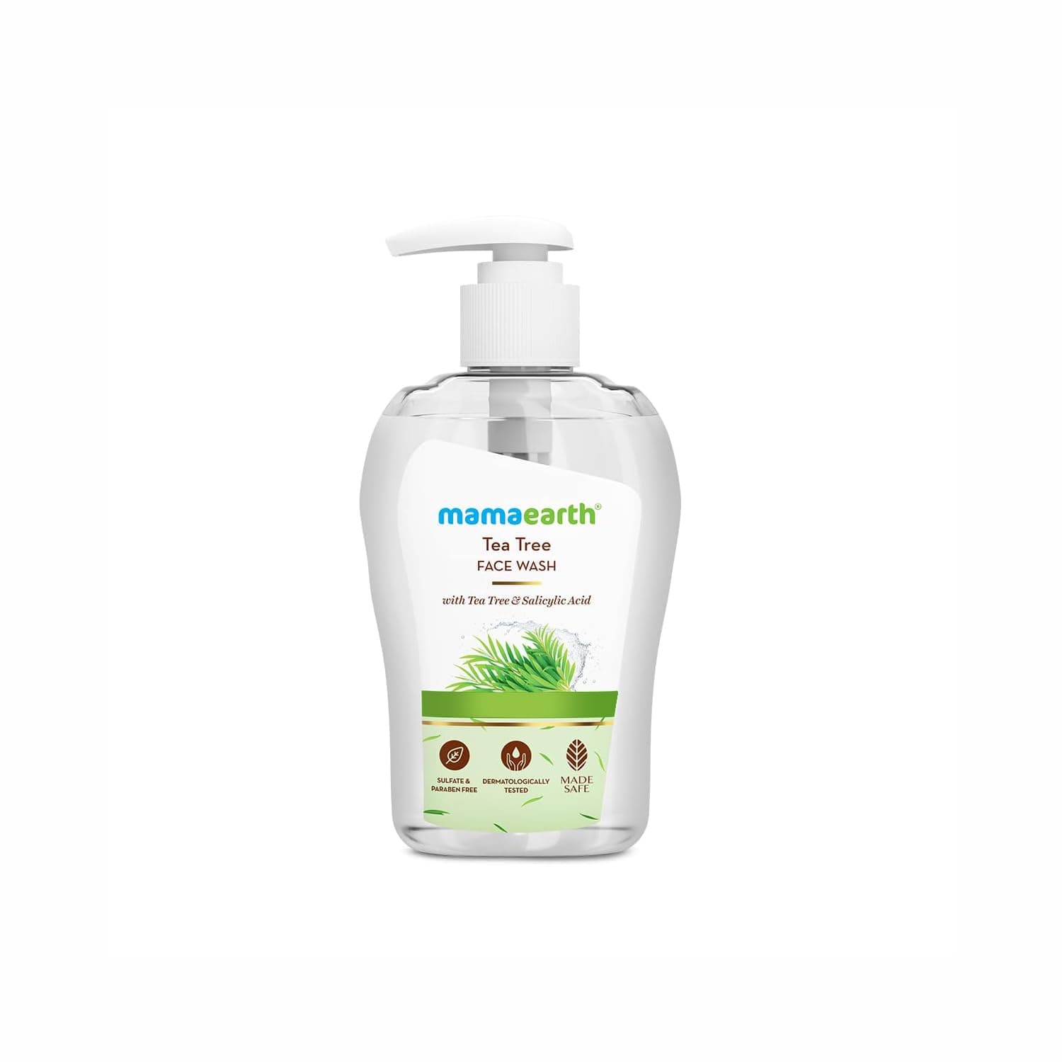MAMAEARTH Tea Tree Face Wash with Tea Tree & Neem 8.45 Fl Oz (250ml)