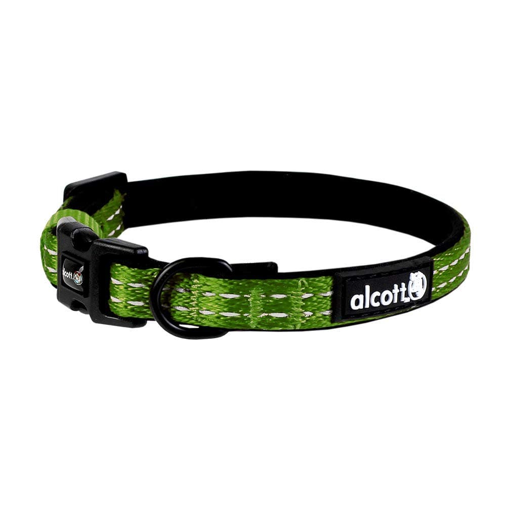 AlcottAdventure Dog Collar, Extra Small, Green
