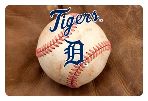 MLB Detroit Tigers Baseball Pet Mat