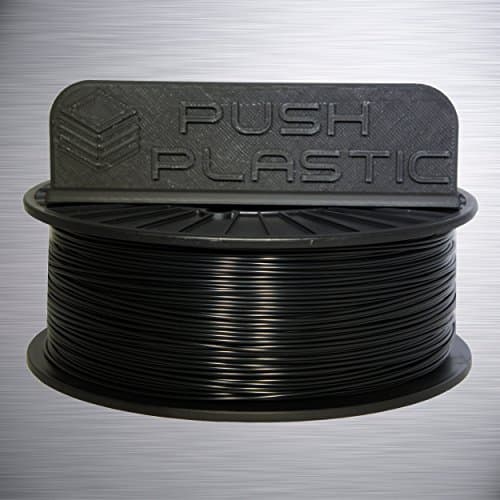 Push Plastic 1.75mm Black ABS Filament 1kg (2.2 lbs) spool