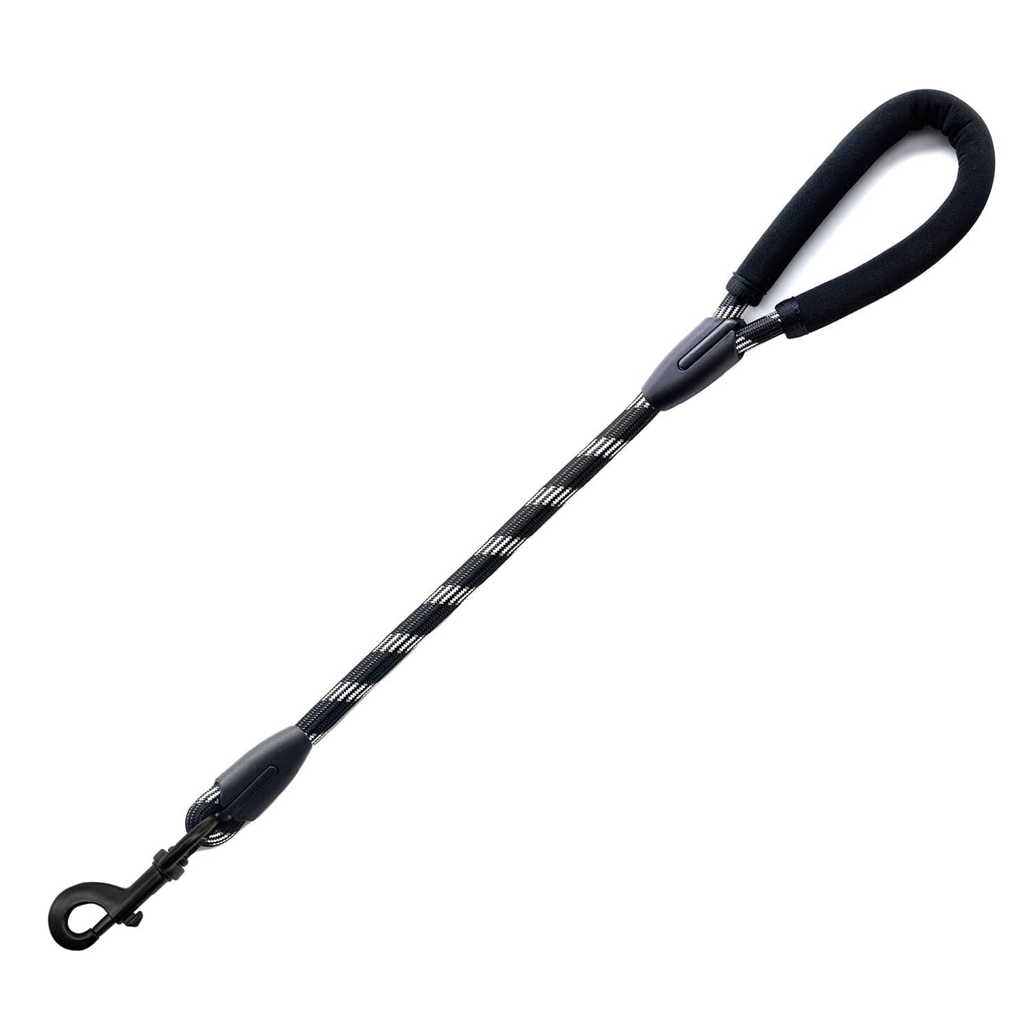 Dog Leash Short Training Dog leashes for Medium Large Dogs with Comfortable Padded Handle Up to 80lbs Black