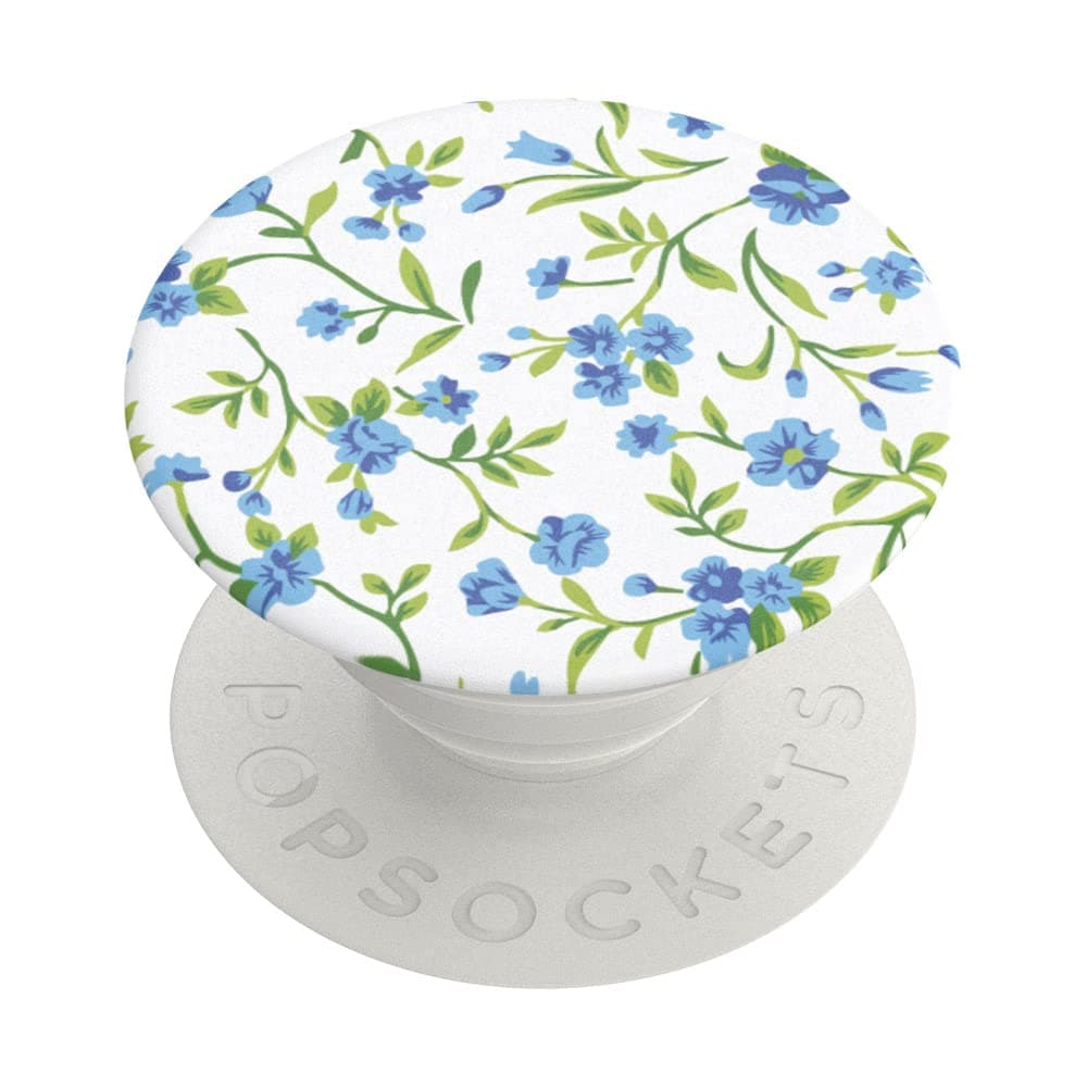 PopSockets PopGrip - Expanding Stand and Grip with Swappable Top - Blue Ditsy