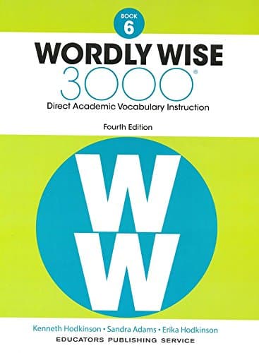 Educators Pub Svc Inc Wordly Wise 3000, Book 6: Direct Academic Vocabulary Instruction