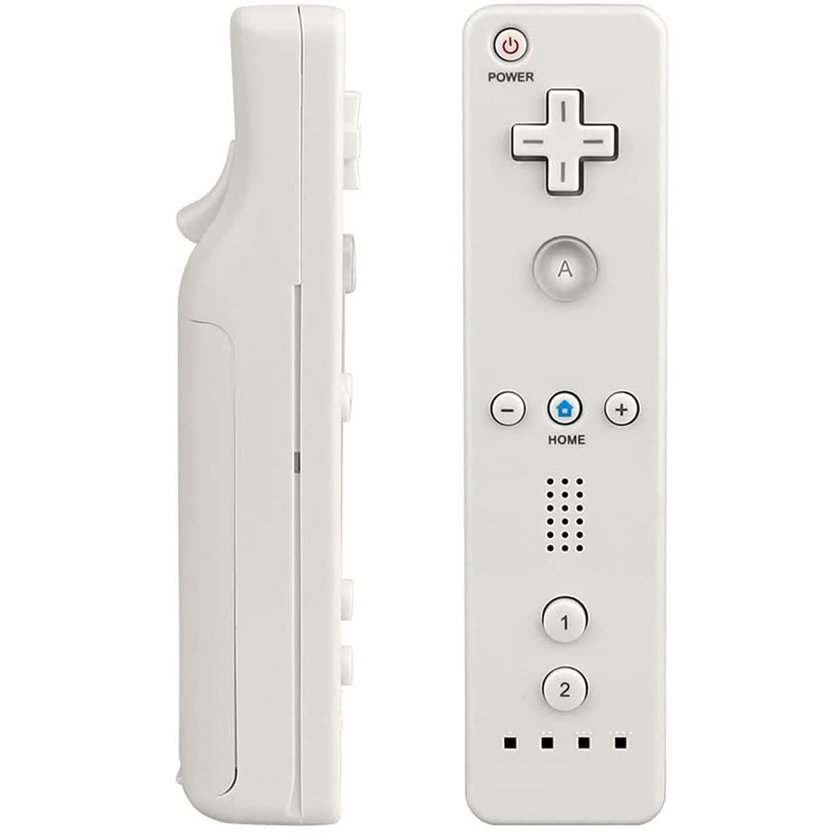 PENYUY JJN Wii Remote Controller, Wii Controllers, Replacement Remote Game Controller for Nintendo Wii/Wii U, with Silicone Case and Wrist Strap (White)