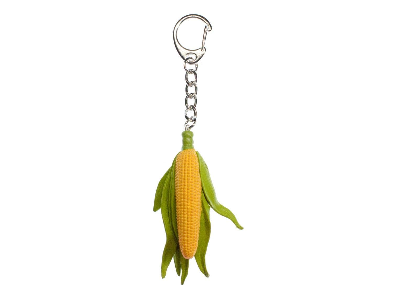 Miniblings Corn On The Cob Key Ring Chain Garden Vegetables