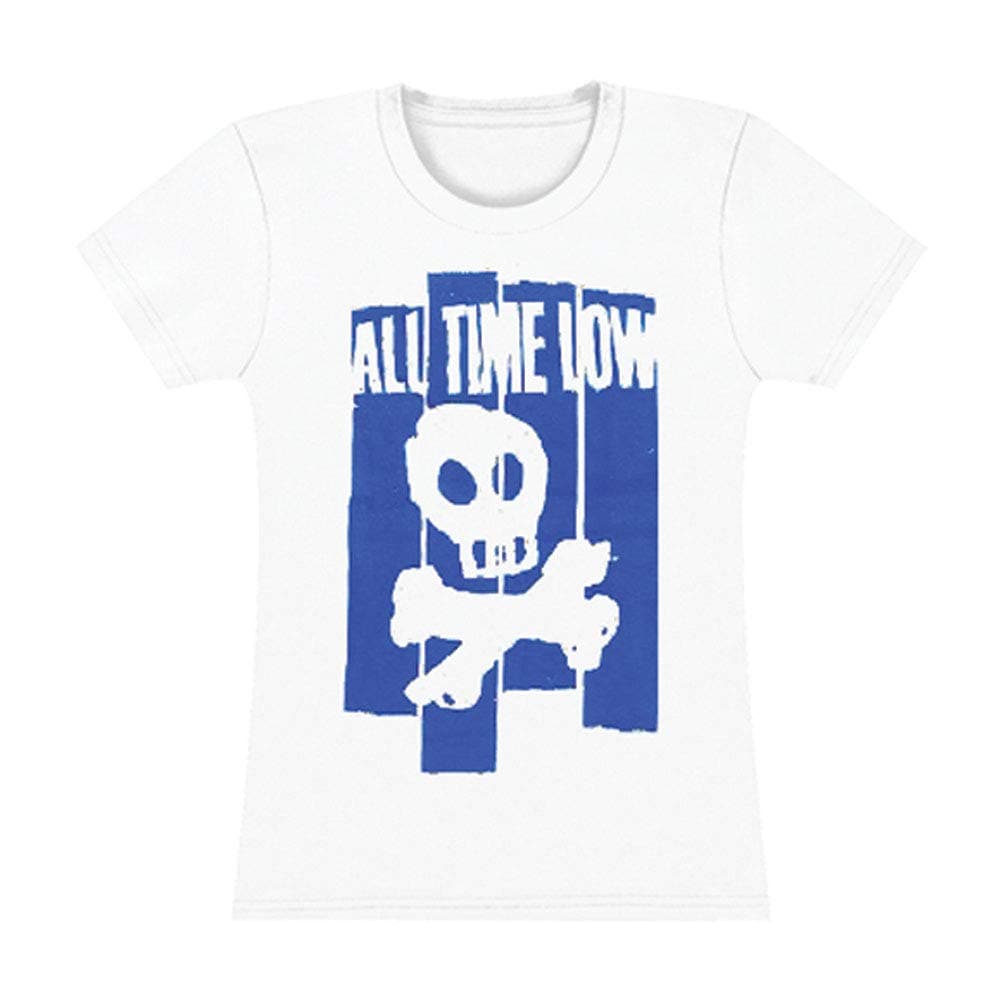 All Time Low Skull Girls Jr White