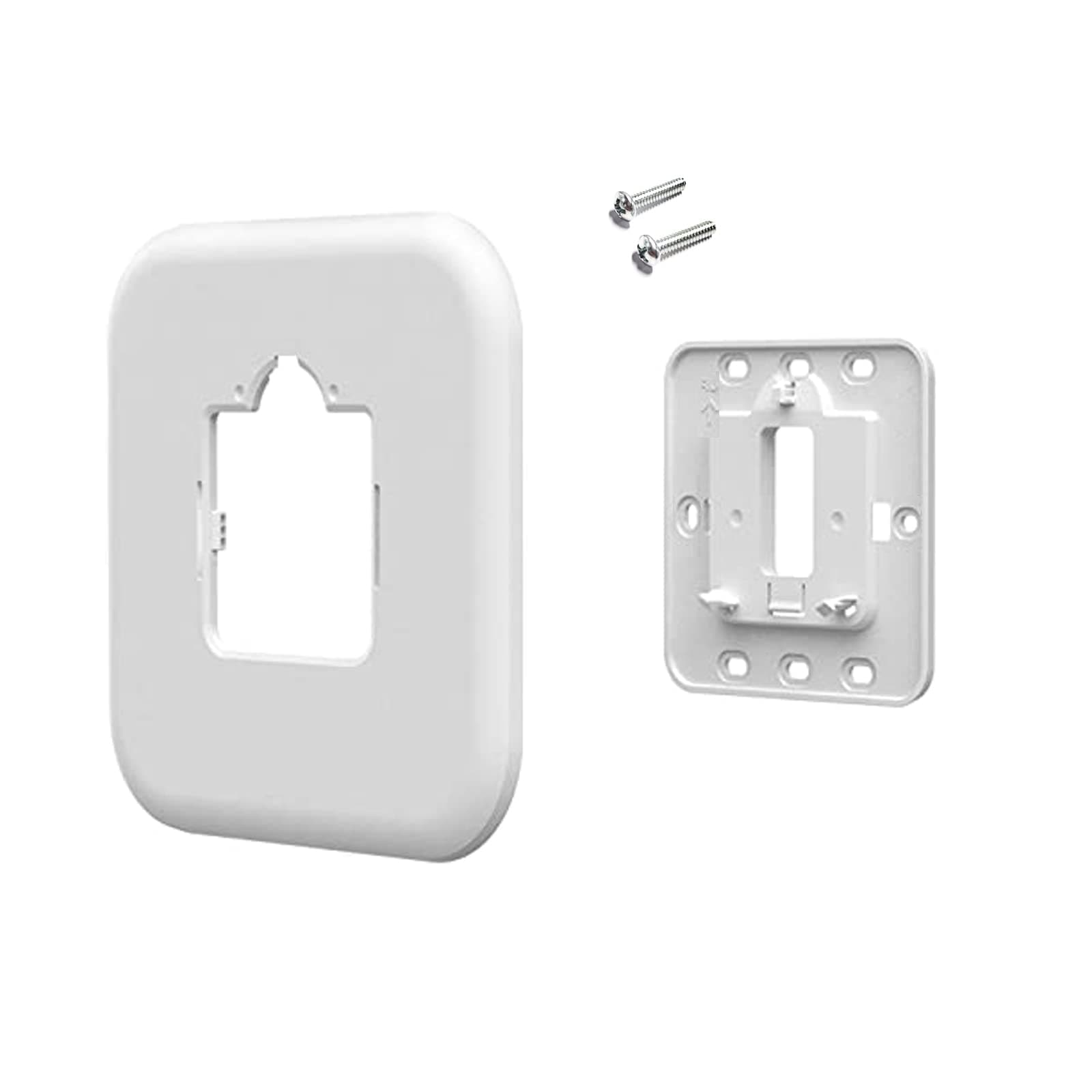THP2400A1080 Large Cover Plate & Electrical Box Adaptor for T-Series Thermostats, White (1)