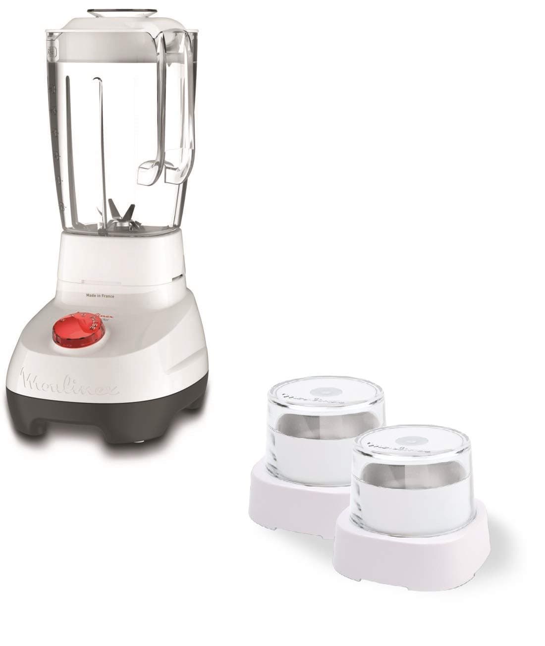 Blender | Super Blender 2 L Blender Smoothie Maker | Mixer |700 W | 2 Attachments | White/Black | 2 Years Warranty | LM207128