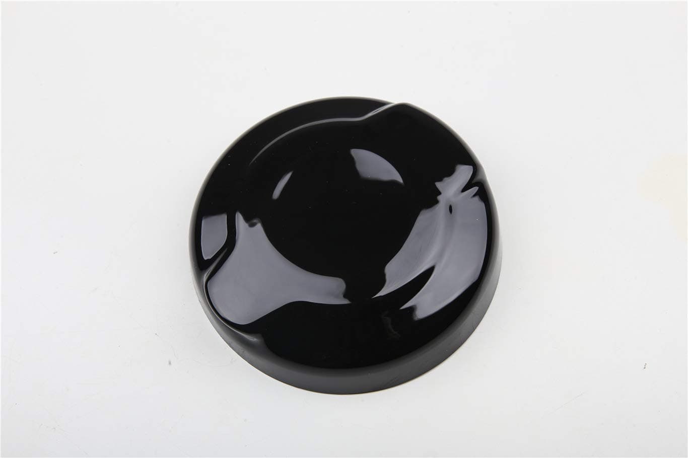 Black Color ABS Sticker Cover Trim Cap for Mini Cooper ONE S JCW F Series F55 Hardtop F56 Hatchback F57 Covertible 2016+ (2.0T Gas Tank Door Fuel Cap Type B)
