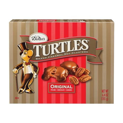 Yecna Demets Turtles Original Pecans~Chocolat~Caramel 2 Pack