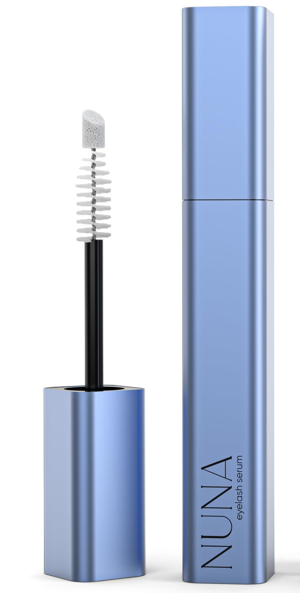 NUNA Eyelash Growth Support Serum 6ml – Eye Lash and Eyebrow Enhancing Serum for Women & Men with Biotin - Korean Multi Peptide & Natural Extracts – Promotes Fuller and Longer Lashes - 6 Month Supply