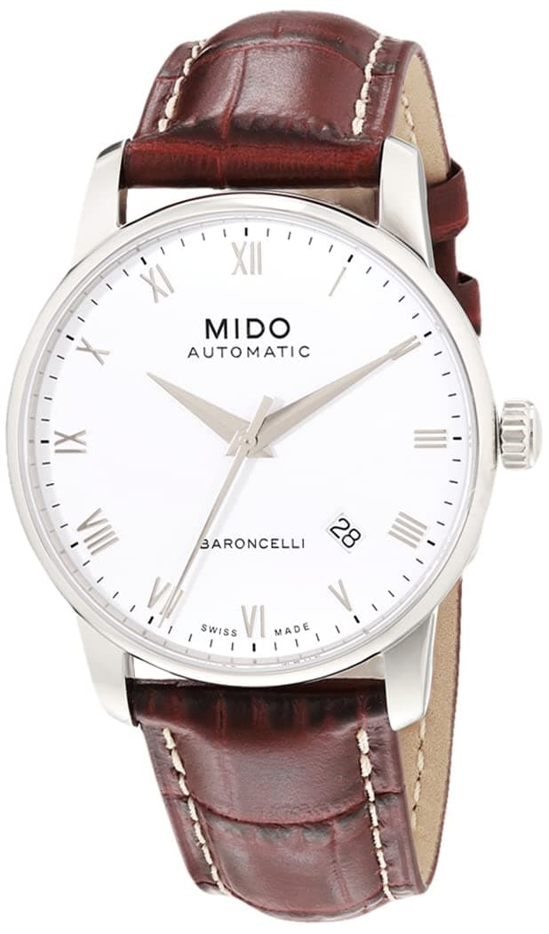 MIDO Men's Analogue Automatic Watch with Leather Strap – M86004268