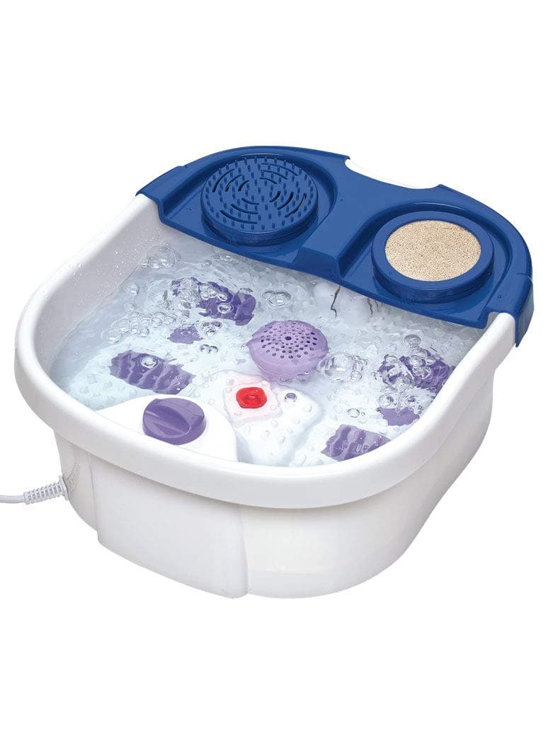 Prospera Foot Spa Pro Massager, White And Blue