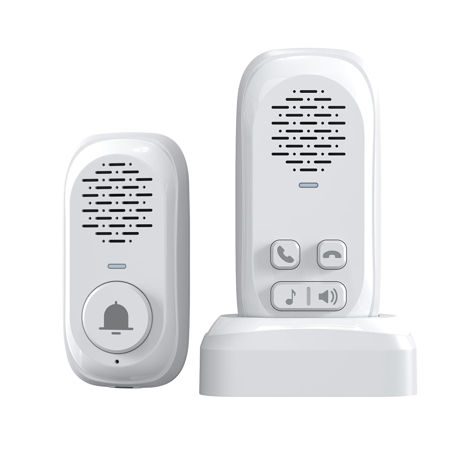PANDAAR Wireless Intercom Doorbell,1000ft Range Doorbells for Home,Full Duple...
