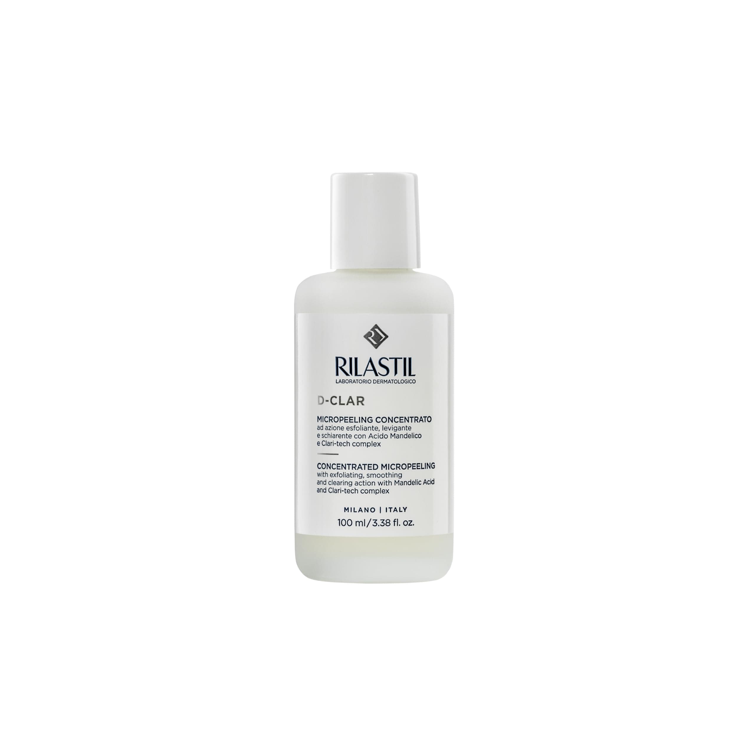 Rilastil Dclar Micropeeling Concentrato, 100ml With 40 Dischetti Di Cotone