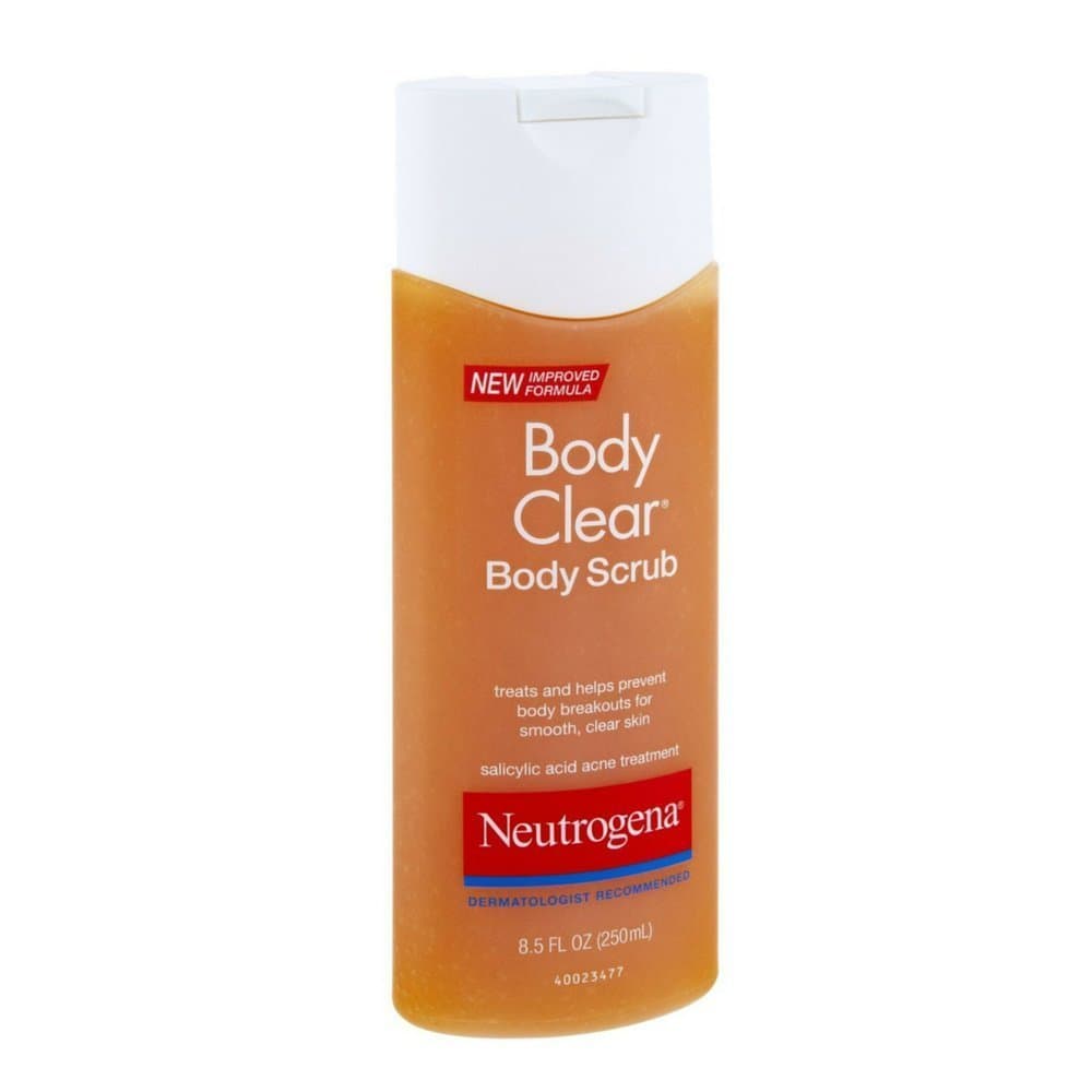 Neutrogena Body Clear Body Scrub, 8.5 Fluid Ounce (Pack of 4)