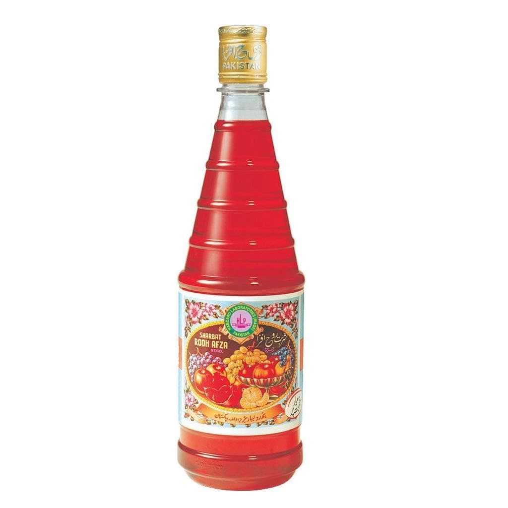 Rooh Afza Sharbat Syrup, Rose, 25 fl.oz (Packaging may Vary)