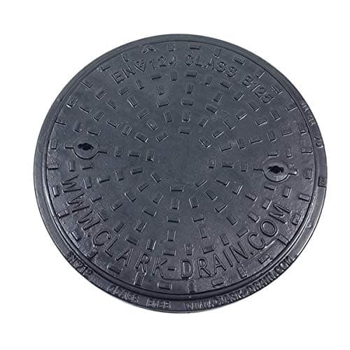 Clark Drain CD1657 KMB 450mm (Overall Size Including Frame is 546mm) Ductile Iron Frame & Manhole Cover B125 Chamber Inspection Round Circular Deliveries to Mainland UK ONLY