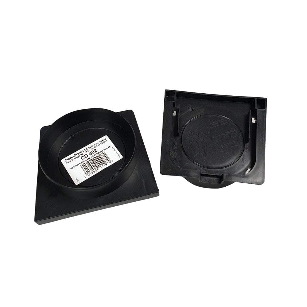 CLKS 412 1 X Clark Drain STOP END CAP & OUTLET PACK X 1 FOR CLARK DRAIN CLKS422/96 ONLY DRAINAGE DRAIN CHANNEL Water Rain Storm Shower Wetroom Garden Driveway DELIVERIES TO MAINLAND UK ONLY