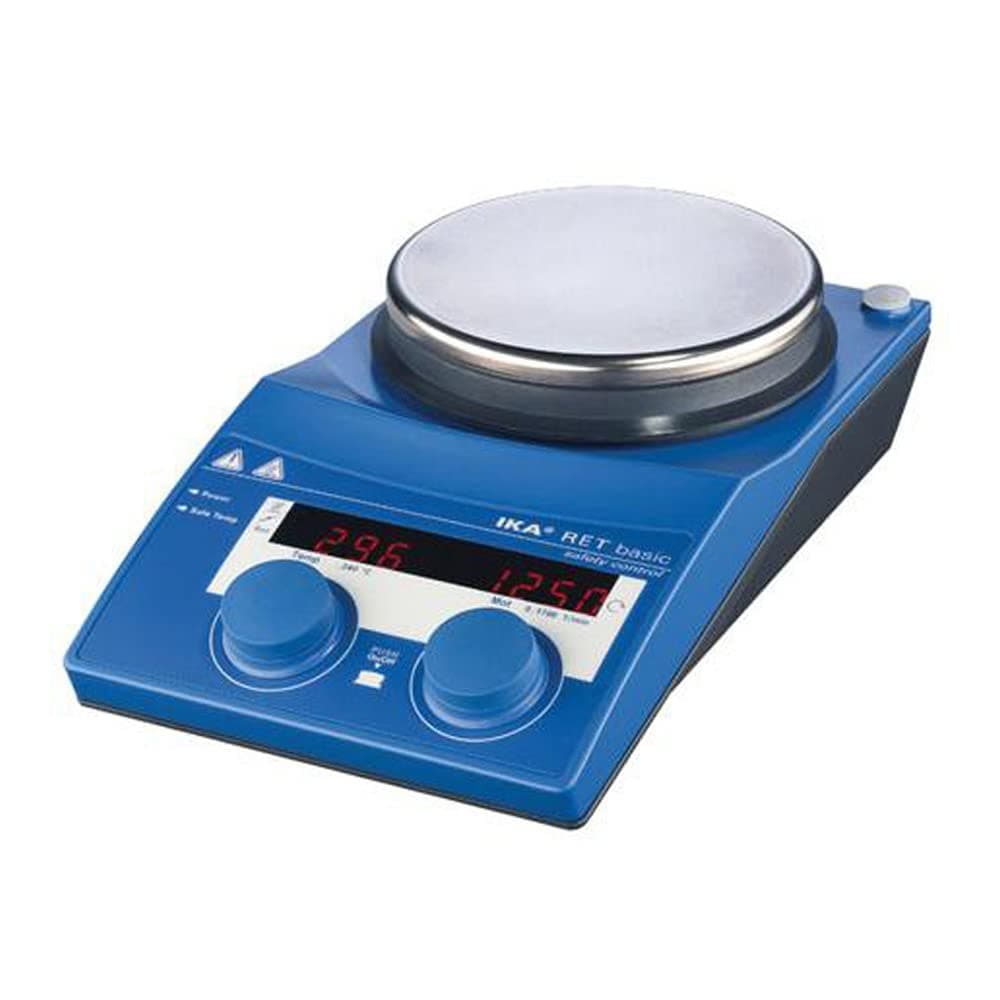 3622001 RET Basic IKAMAG Safety Control Stainless Steel, Magnetic Stirrer, Hotplate, 115V