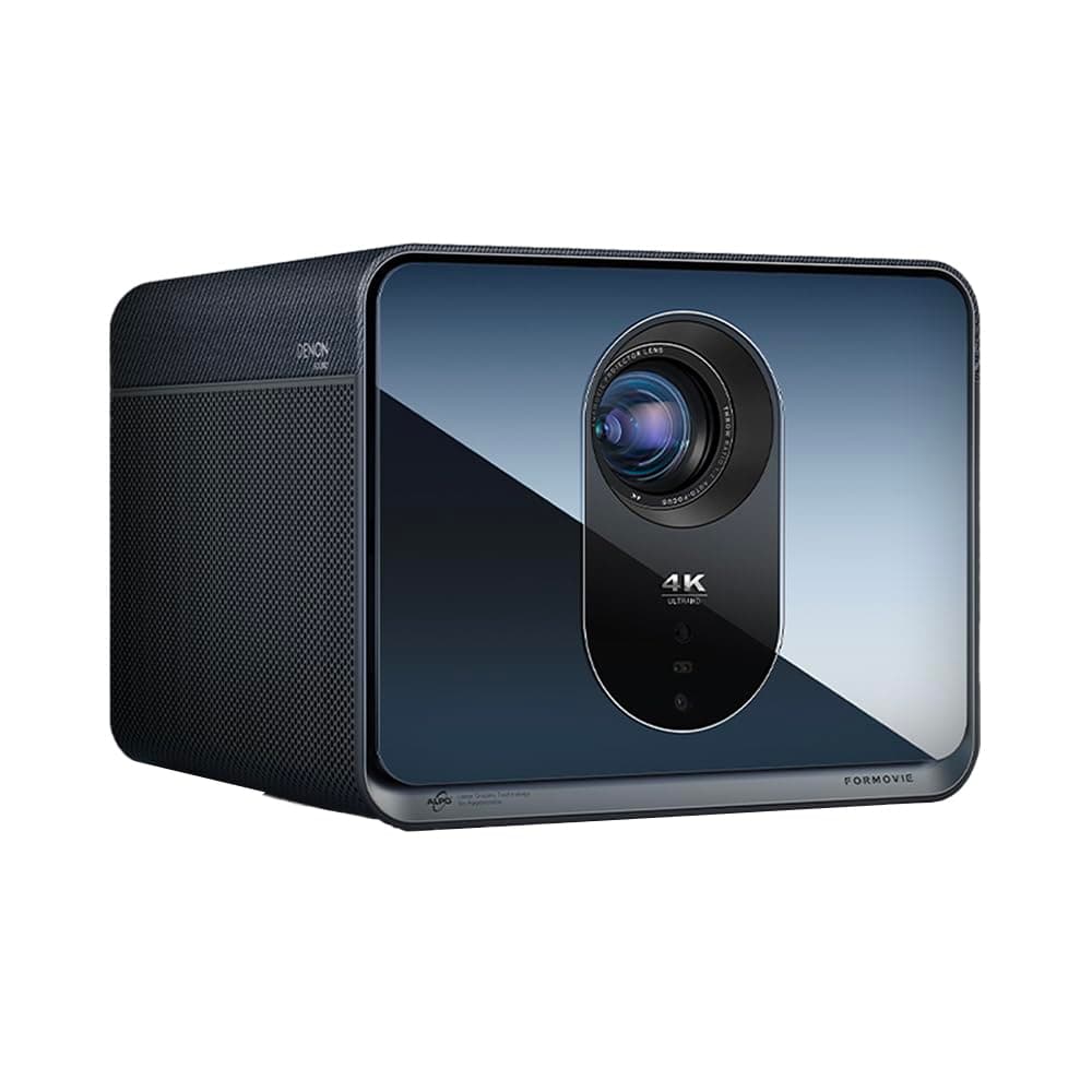 Formovie X5 | 4K HDR 10+ DLP Projector | 60-1000" Display | Denon Atmos Sound | 2450 CVIA Lumens | Wi-Fi6 + 4K FireStick (included) | 20,000 Hours Lamp Life