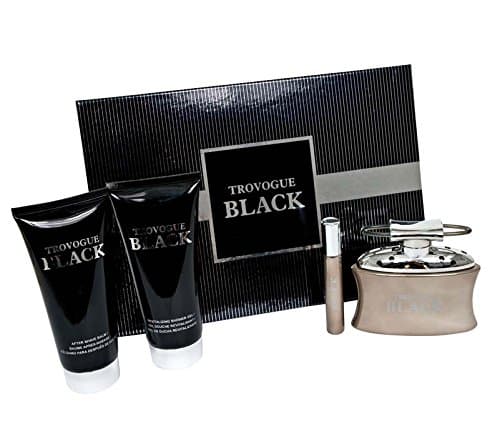 Black Eau De Toilette Luxury Gift Set for Men (Body Lotion, Shower Gel, Perfume) Long-Lasting, Designer Fragrance, 3.4 fl. oz./100 ml, 4 Count