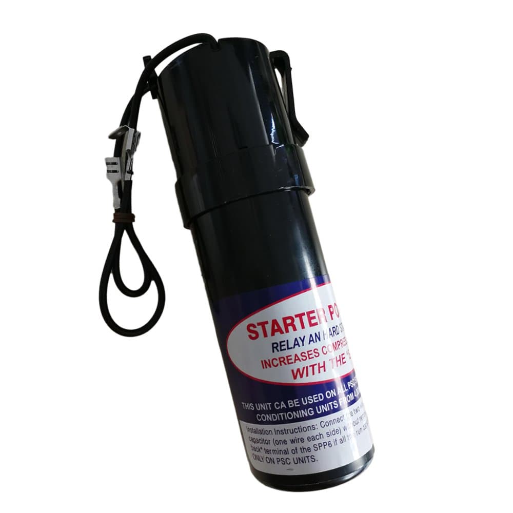 Ximoon Hard start capacitor SPP6 relay & capacitor 1/2HP-10HP Increases Torque 500% Pow-R-Pak 120-288V AC Compressor