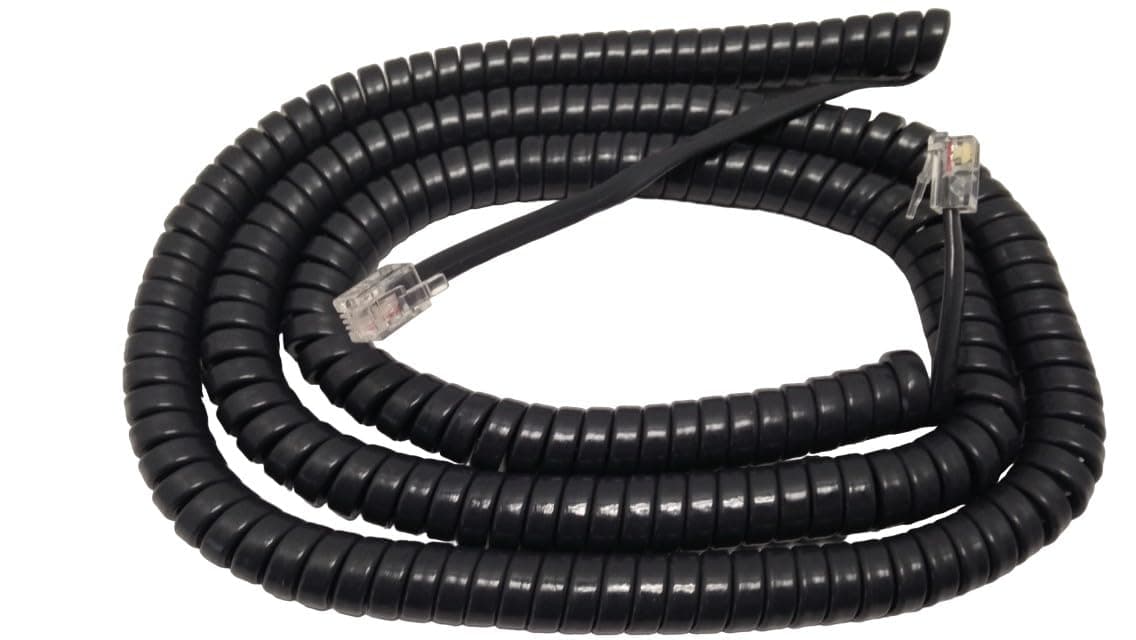 Replacement 25 Foot Long Gray Handset Curly Cord for Cisco 7900 Series IP Phone 7902 7905 7906 7910 7911 7912 7940 7941 7960 7961 7962 7965 7970 7971 7975