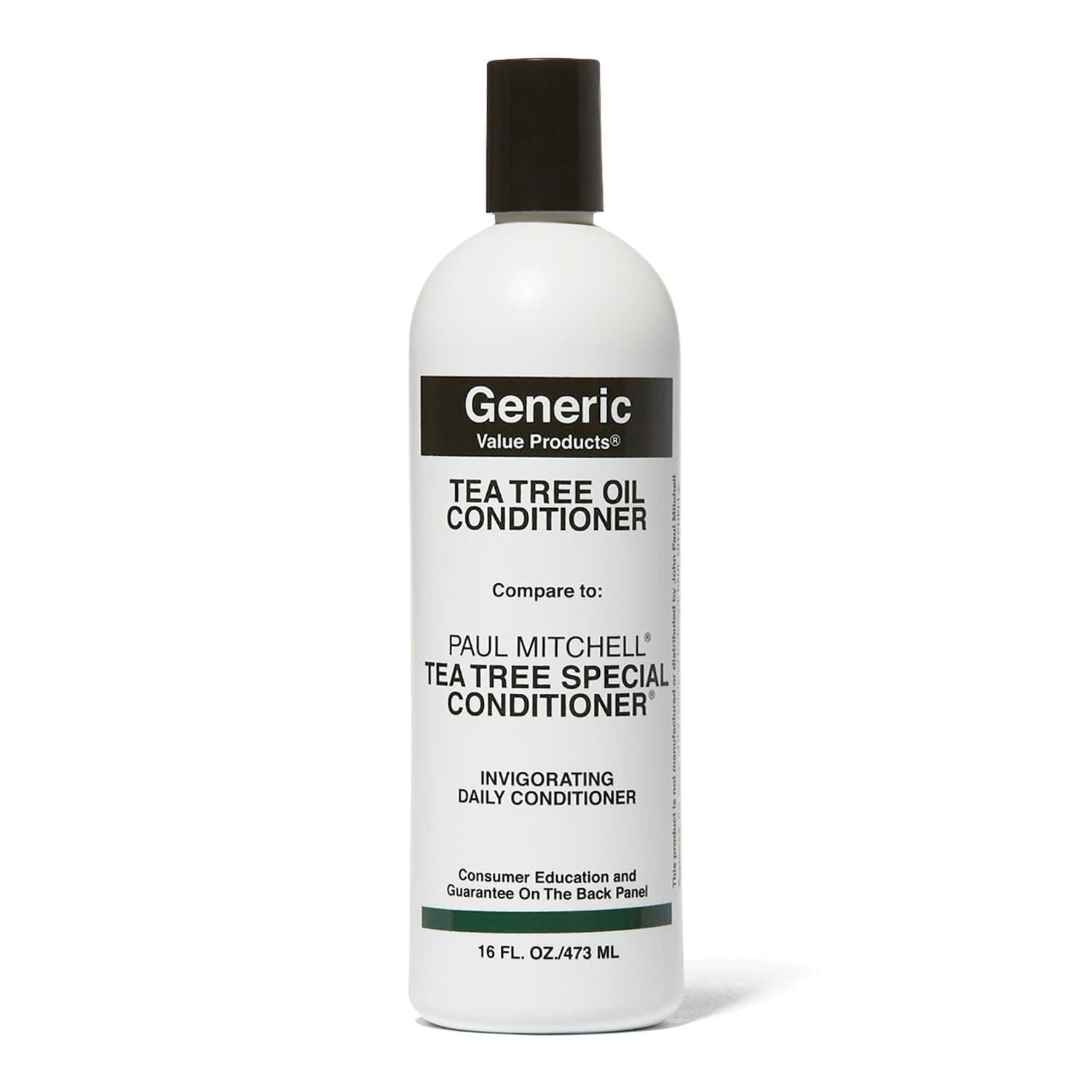 Generic Value Products Tea Tree Oil Conditioner, Helps Prevent Moisture Loss, Increases Body and Volume, Ideal for Daily Maintenance, Provides Incredible Shine, 16 Oz