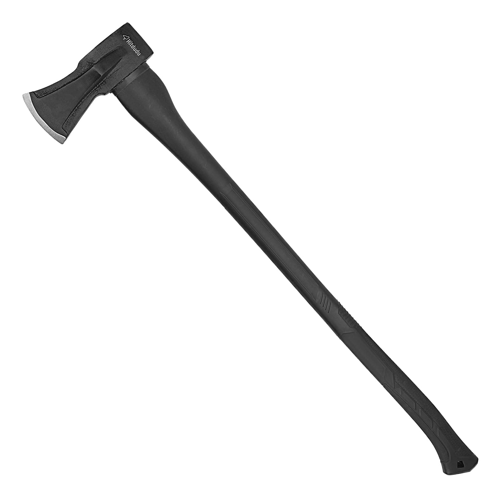 36" Splitting Maul, 6.8Lbs Chopping Splitting Axe for Firewood Splitting, Forged Carbon Steel Heavy Duty Maul, Fiberglass Shock Reduction Handle with Anti-Slip Rubber Grip