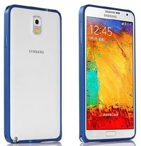 Crater Aluminum Bumper Cases for Galaxy S4 (Blue)