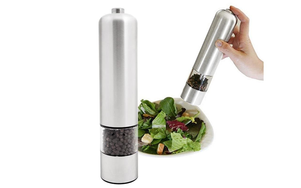 Amazing Mill Battery Operated Salt Pepper Spice Mill, Pack of 2