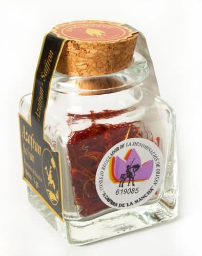 D.O. La Mancha Spanish Saffron 1g Glass Jar