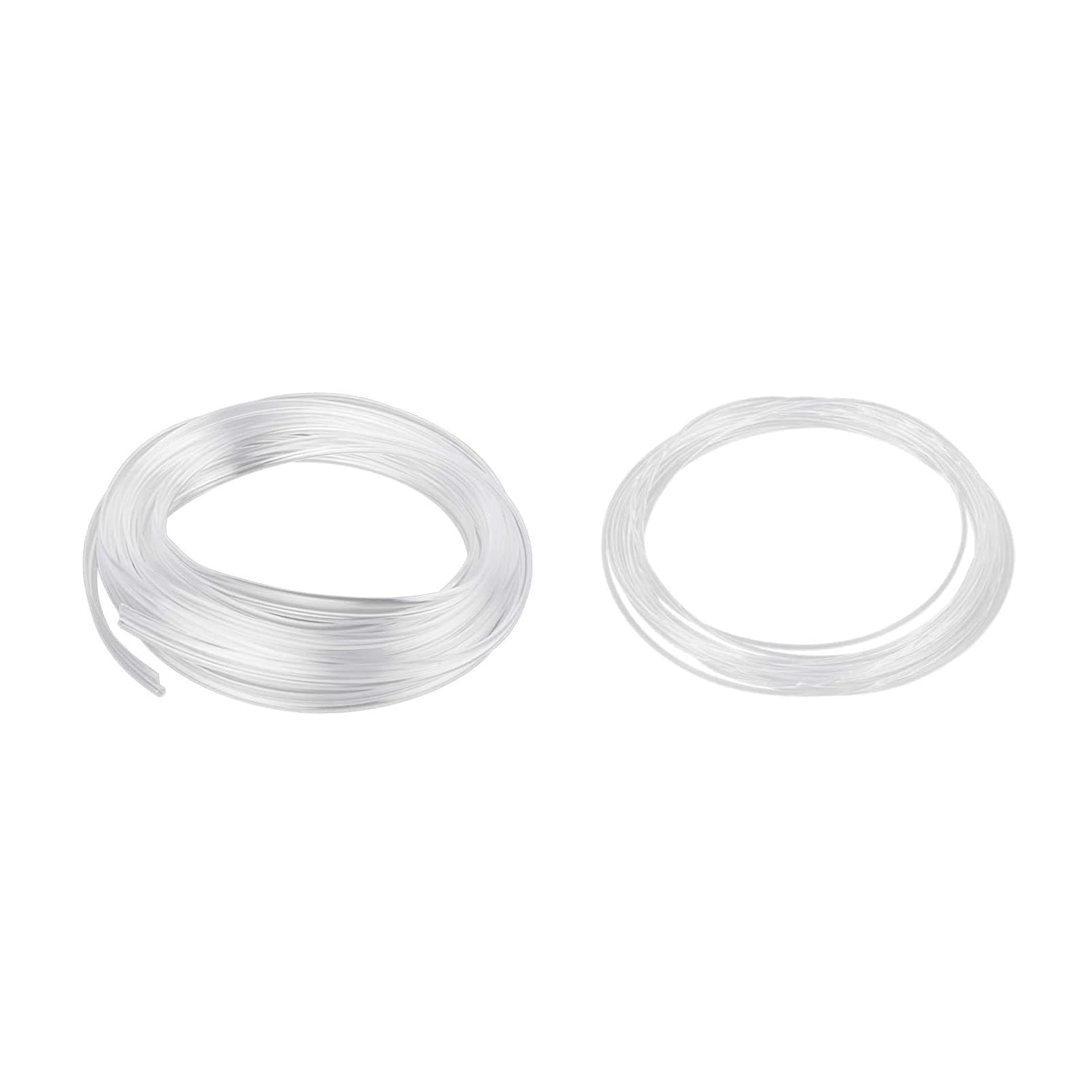 Fiber Optic for Interior Car Lights, 236 inches PMMA Light Guide Cable, Car Ambient Lighting Extension Fiber Optic with Skirt