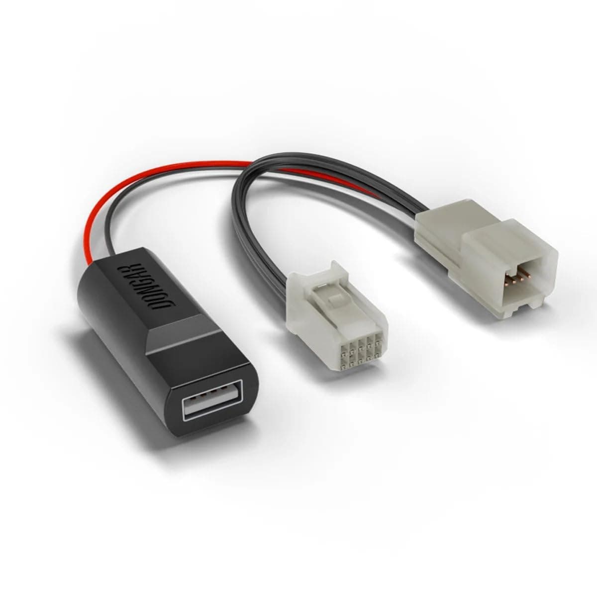 Dongar Dashcam Power Adapter (10-Pin Type X) for 2022-2023 Subaru WRX. USB Power Source Connects to Rearview Mirror for Easy, Plug & Play Install for Dash cams, radars, and More.