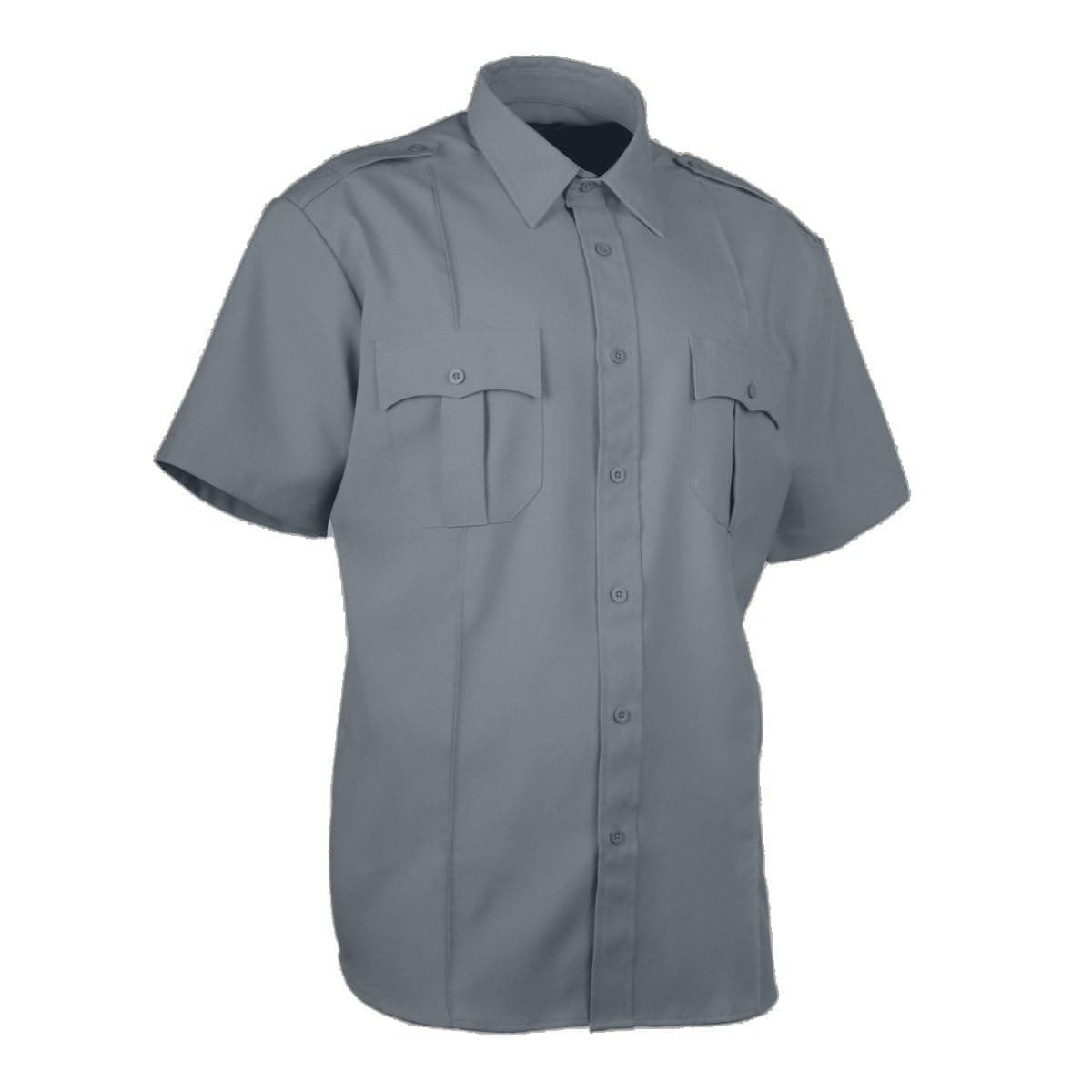 First Class 100% Polyester Short-Sleeve Men's Uniform Shirt Navy Blue