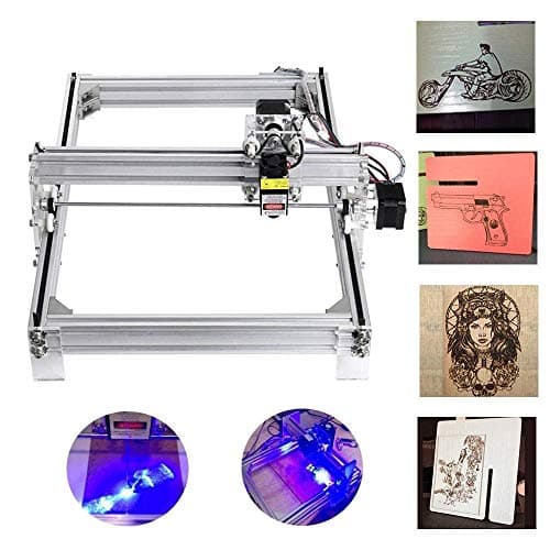 500mw Laser CNC Engraving Machine, DIY 4030CNC Machine Precison 0.1mm with USB Interface, Carving Machine for Leather Wood Plastic (3040cm/500mw)