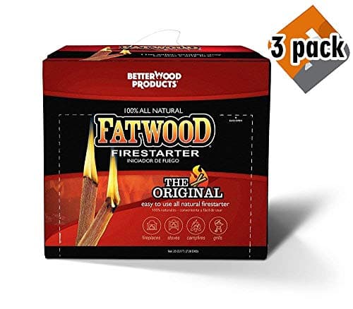 Wood Products 9910 Fatwood Box, 10 Pounds - Pack 3