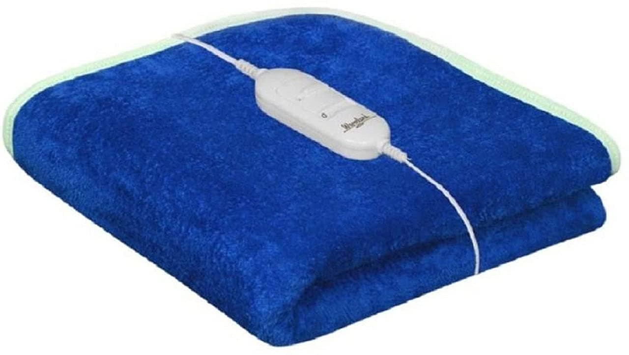 ARCOVA HOME Polyster Single Electric Bed Warmer - Electric Blanket - (30 X 60 Inches, Blue)