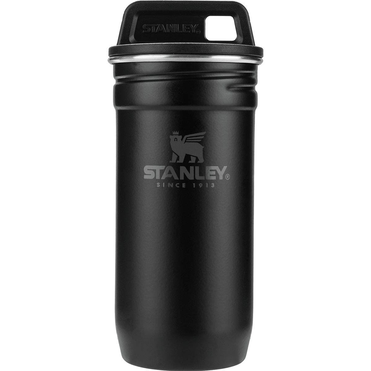 STANLEY Adventure Pre-Party Nesting Shot Glass Set | 4 Shot Glasses in Travel Carrying Case | Insulated Stainless Steel | BPA-Free | Matte Black