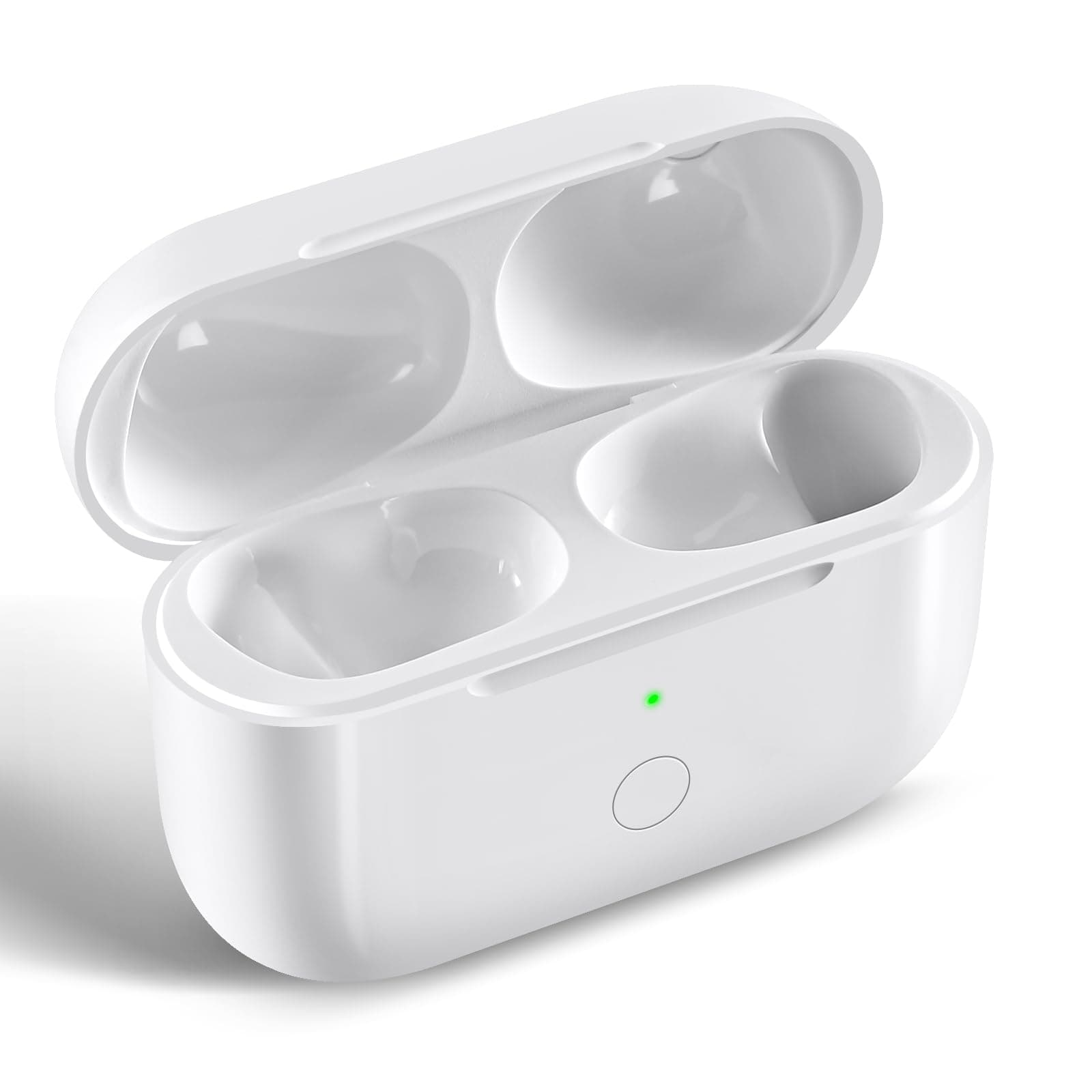 Compatible for AirPods Pro 1st & 2nd Generation Charging Case Replacement with USB-C Charging, Wireless AirPods Pro 1 2 Charger Case with Bluetooth Pairing Sync Button, with Type-C Charging