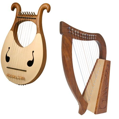 Harp Duet Pack - Lyre Harp 8-String & Baby Harp 12 String