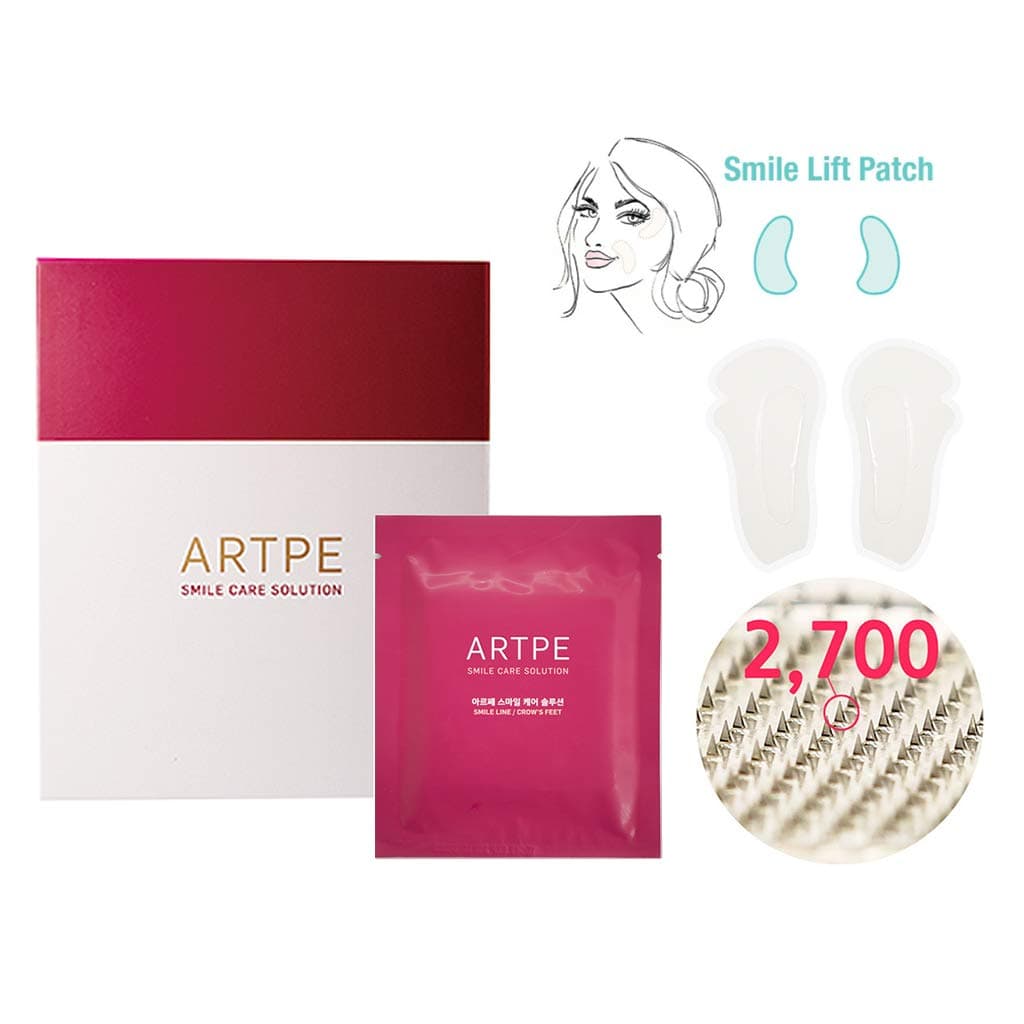 SMILE CARE SOLUTION FOR SMILE LINE (7 sets of 2 patches, total 14 patches), Hydrocolloid Hyaluronic acid micropyradmid patch