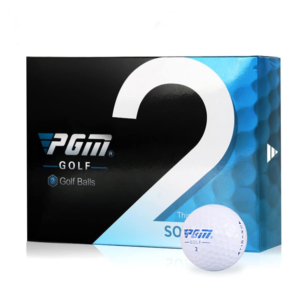 TDOO Durable Distance Golf Balls - 12 Pack - White, Soft Pro, Golf balls for Maximum Speed and Distance - Set of 4 Boxes - Best Golfing Ball for Practicing and Playing