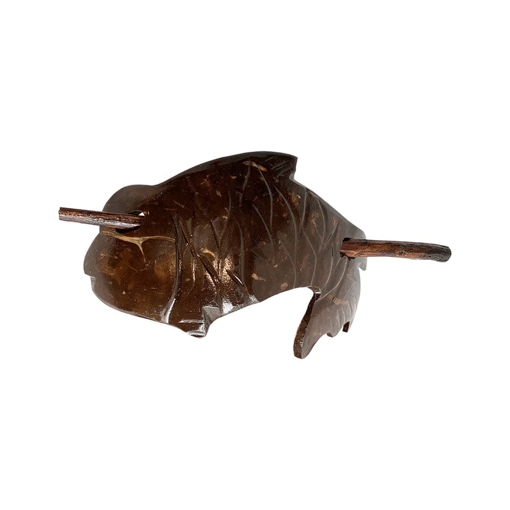 VIECoconut Shell Hair Pin, Fish, 8x5cm, One