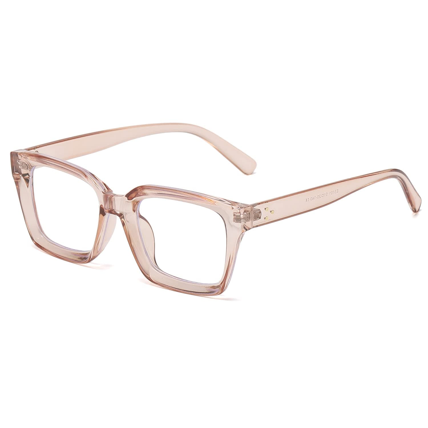 EYLRIM Classic Thick Square Frame Clear Lens Glasses for Women Men Non Prescription Eyeglasses