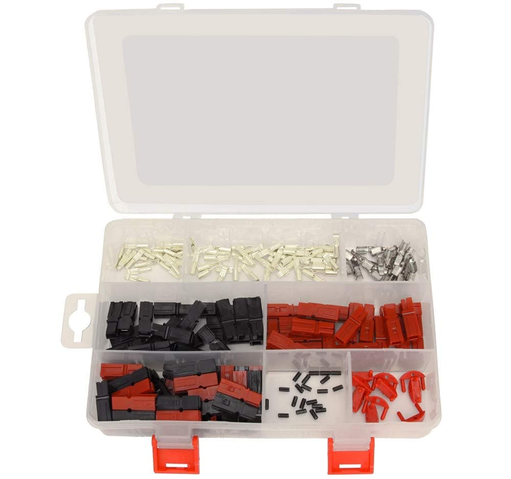 PowerpoleCase 150 Piece Assorted 15/30/45A Anderson Powerpole Connector Case